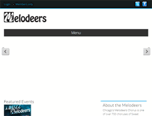 Tablet Screenshot of melodeers.org
